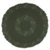 Heritage Lace Highland Pine 42 in. W x 42 in. L Aspen Green Floral Polyester Round Table Topper