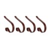 Haute Decor Original MantleClip Rustic Brown Stocking Holder (4-Pack)
