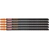 Hilti 6 in. 6 TPI WD 155 4 High Carbon Steel T-Shank Premium Jig Saw Blade for Cutting Wood Up to 160 mm Thick (5-Pack)