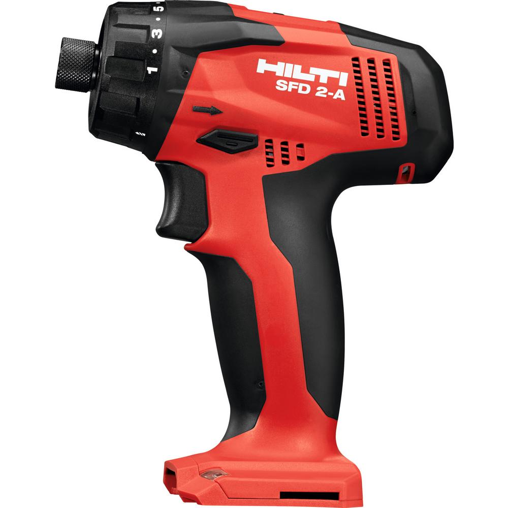 Hilti 12-Volt Lithium-Ion 1/4 in. Cordless Impact Driver SFD 2-A Kit with Battery, Charger and Bag