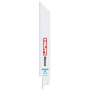 Hilti 6 in. x 14 TPI MB 15 Metal Cutting Reciprocating Saw Blade (5-Piece)