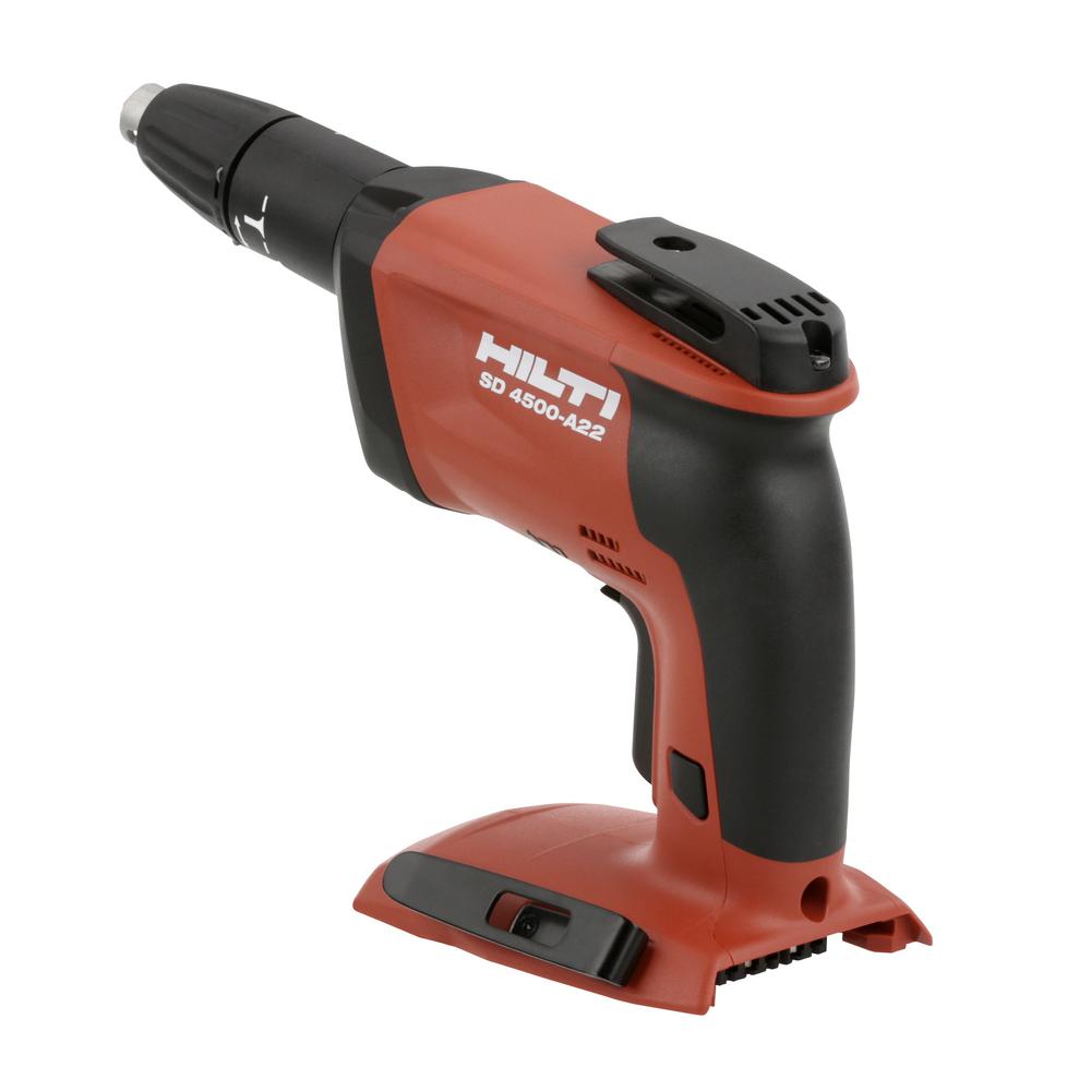 Hilti SD 4500 22-Volt Lith-Ion 1/4 in. Hex Cordless High Speed Drywall Screwdriver Kit with 22/2.6 Batteries, Charger and Bag