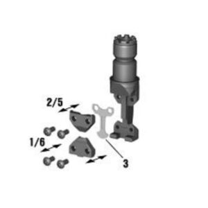 Hilti SPN P1 Rectangular Replacement Die for Hilti SPN 6 Cordless Nibblers