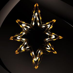 HOLIDYNAMICS HOLIDAY LIGHTING SOLUTIONS Holidynamics, 23 in. LED Small Bethlehem Star Christmas Decor