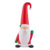 Home Accents Holiday 5 ft. Inflatable Fuzzy Plush Gnome with Curved Hat