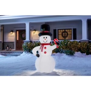 Home Accents Holiday 6.5 ft. Inflatable Snowman