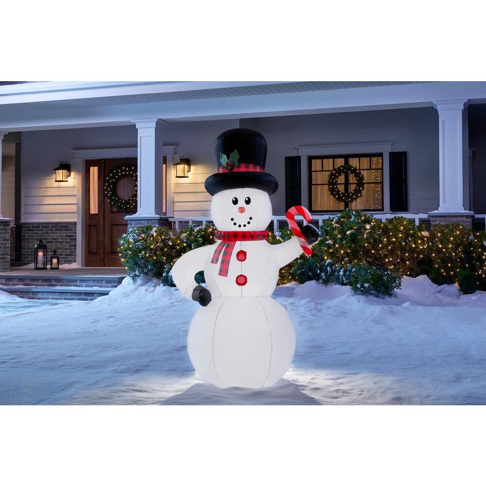 Home Accents Holiday 6.5 ft. Inflatable Snowman