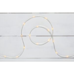 Home Accents Holiday 26 ft. 100-Light LED Warm White Battery Operated Micro Dot Rope Light