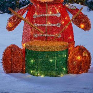 Home Accents Holiday 3 ft Yuletide Lane LED Teddy Bear