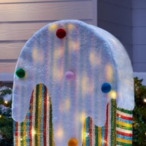 Home Accents Holiday 42 in Warm White 60-Light LED Ice Cream