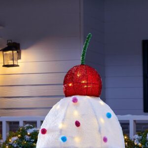 Home Accents Holiday 42 in Warm White 40-Light LED Ice Cream