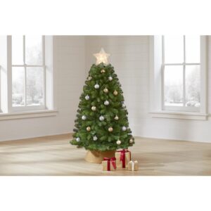 Home Accents Holiday 4.5 ft. North Valley Spruce Unlit Artificial Christmas Tree