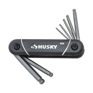 Husky SAE/MM Folding Ball-End Hex Key Set (17-Piece)
