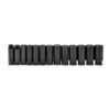 Husky 1/2 in. Drive Metric Deep Impact Socket Set (13-Piece)