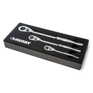 Husky 144-Tooth Ratchet Set (3-Piece)