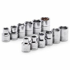 Husky 3/8 in. Drive Palm Ratchet and Socket Set (30-Piece)