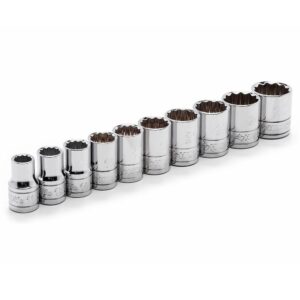 Husky 1/2 in. Drive Ratchet and SAE/MM Socket Set (22-Piece)