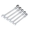Husky MM Flex Ratcheting Wrench Set (5-Piece)