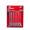 Husky 3/8 in. Drive SAE Long Ball Hex Bit Socket Set (7-Piece)