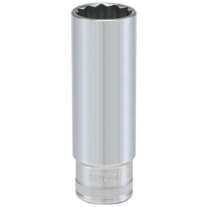 Husky 1/2 in. Drive 17 mm 12-Point Metric Deep Socket