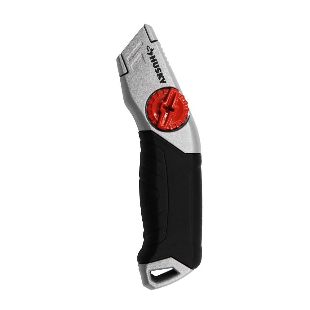 Husky Comfort Grip Fixed Blade Utility Knife
