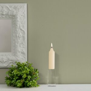 ROOT CANDLES 5 in. Timberline Collenette Ivory Dinner Candle (Box of 8)