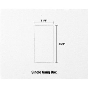 Jonard Wall Box Template and Level for Non-Metallic Boxes, 1-Gang and 2-Gang
