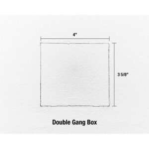 Jonard Wall Box Template and Level for Non-Metallic Boxes, 1-Gang and 2-Gang