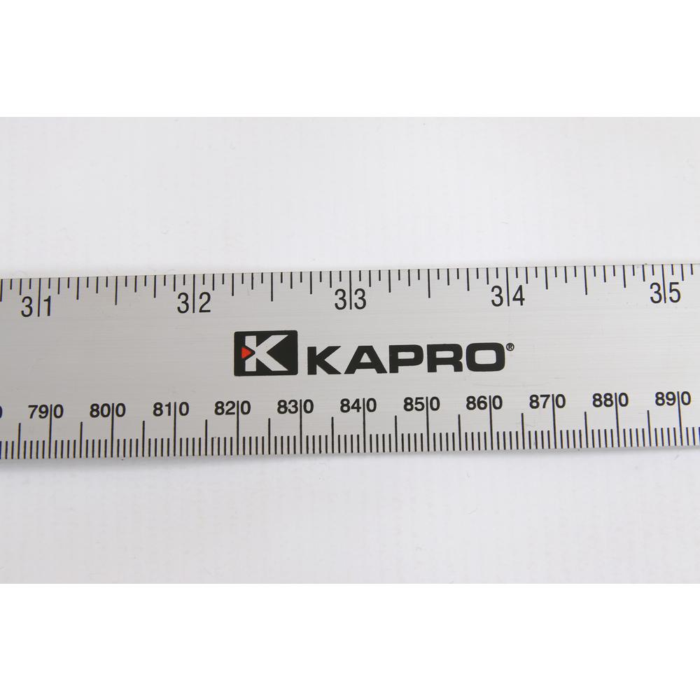 Kapro 36 in. Aluminum Ruler with Conversion Tables with English/Metric Graduations 1/16 and mm