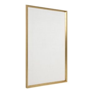 Kate and Laurel Calter Gold Fabric Pinboard Memo Board