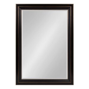 Kate and Laurel Large Rectangle Bronze Beveled Glass Contemporary Mirror (41.63 in. H x 29.63 in. W)