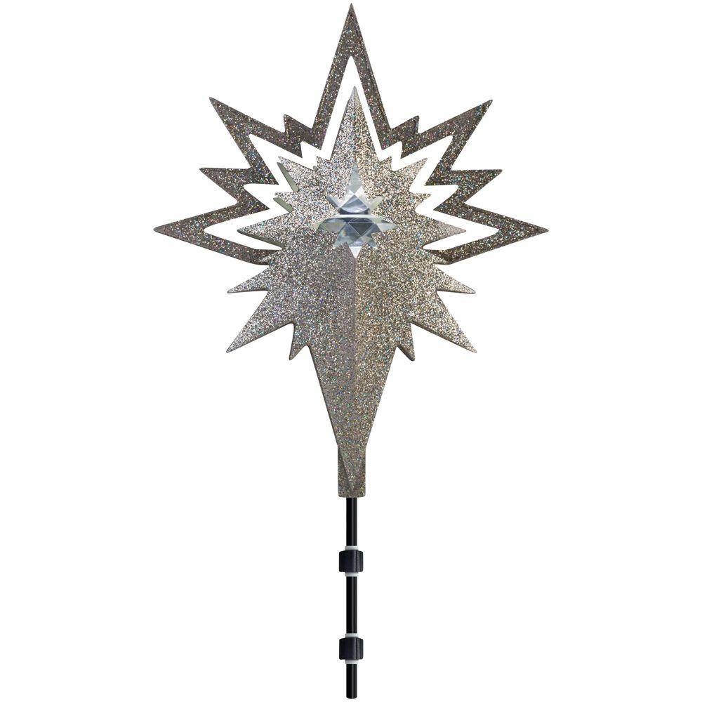 LightShow 18.50 in. Lighted Projection Tree Topper- Kaleidoscope Set