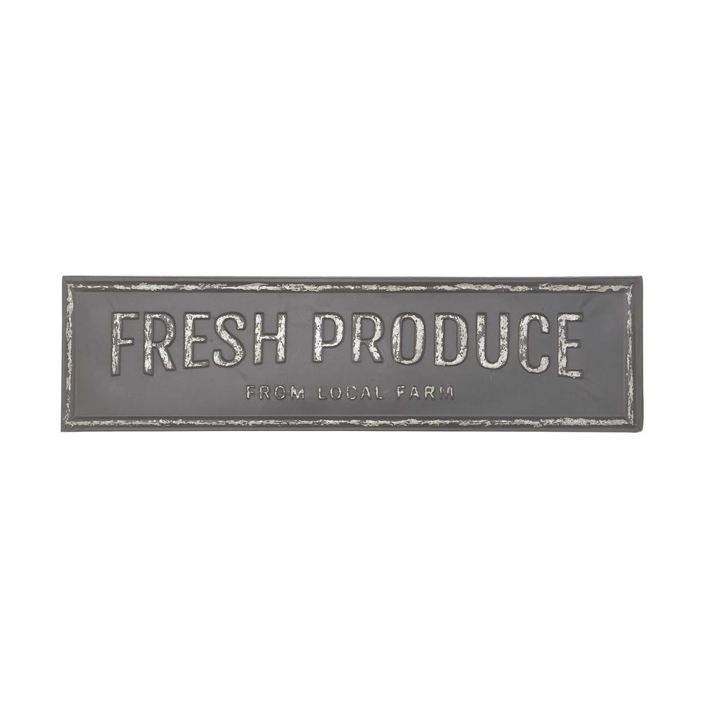 LITTON LANE FRESH PRODUCE FROM LOCAL FARM Iron Decorative Sign