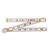 Lufkin 6 ft. x 5/8 in. Flat Reading Wood Rule Red End