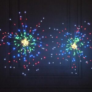 LUMABASE 200-Light Bulbs Multi-Color LED Battery Operated Lights with Remote Control (Set of 2)