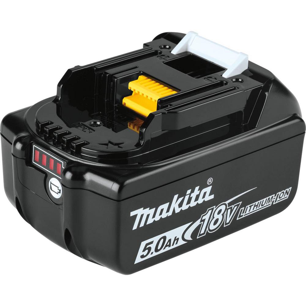 Makita 18-Volt LXT Brushless 4-1/2 in./5 in. Cut-Off/Angle Grinder with Electric Brake, BONUS 18-Volt LXT 5.0 Ah Battery