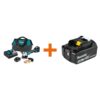 Makita 18V 5.0Ah LXT Brushless 4-1/2 in./5 in. Paddle Switch Cut-Off/Angle Grinder Kit with bonus 18V LXT Battery Pack 5.0Ah