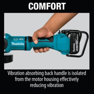 Makita 18V X2 LXT (36V) Brushless 9 in. Paddle Switch Cut-Off/Angle Grinder Kit, 5.0Ah with bonus Grinding Wheel, 10/pk