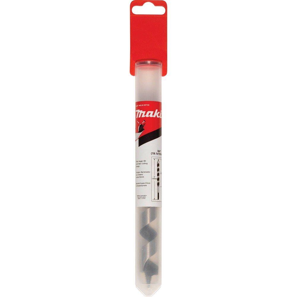 Makita 3/4 in. x 6 in. Steel Ship Auger Bit
