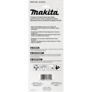 Makita 32-7/8 in. 18-Teeth per inch Compact Portable Band Saw Blade for use with 32-7/8 in. saws