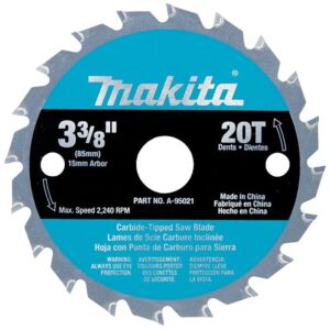 Makita 3-3/8 in. 20-Teeth Carbide-Tipped Circular Saw Blade for SH01W