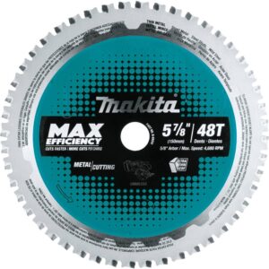 Makita 5-7/8 in. 48T Carbide-Tipped Max Efficiency Saw Blade, Thin Metal