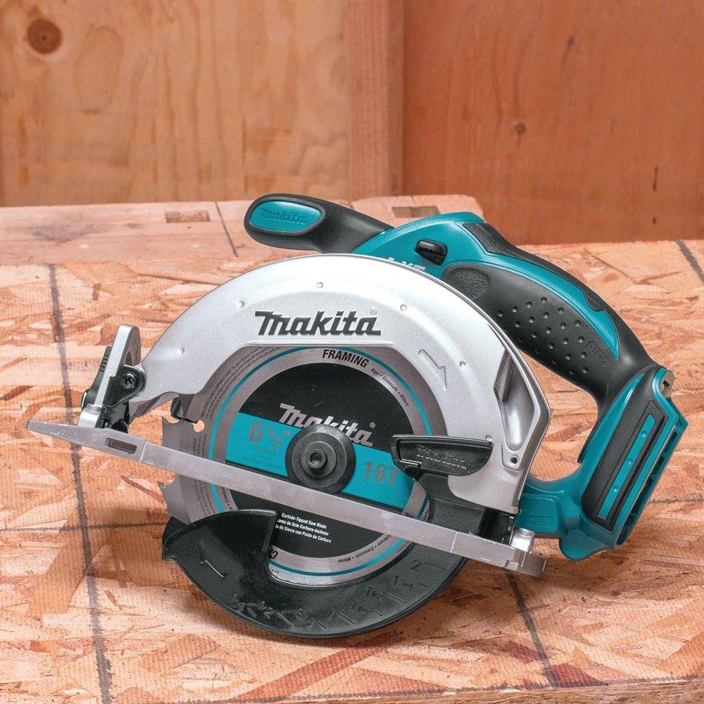 Makita 18-Volt LXT Lithium-Ion Cordless 6-1/2 in. Lightweight Circular Saw and General Purpose Blade (Tool-Only)