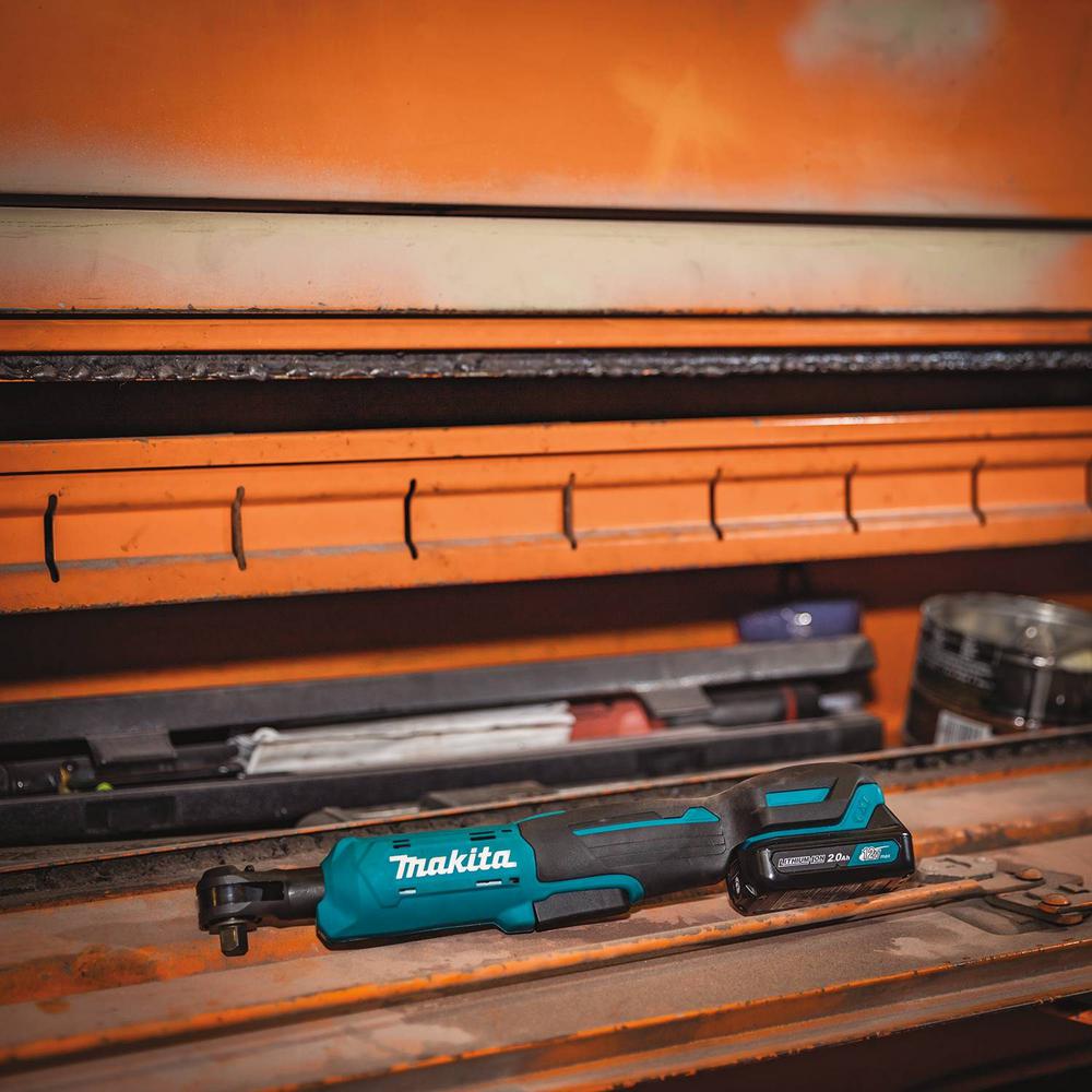 Makita 2.0 Ah 12-Volt MAX CXT 3/8 in./1/4 in. Sq. Drive Ratchet Kit with bonus 12-Volt MAX CXT 1/4 in. Sq. Drive Impact Wrench