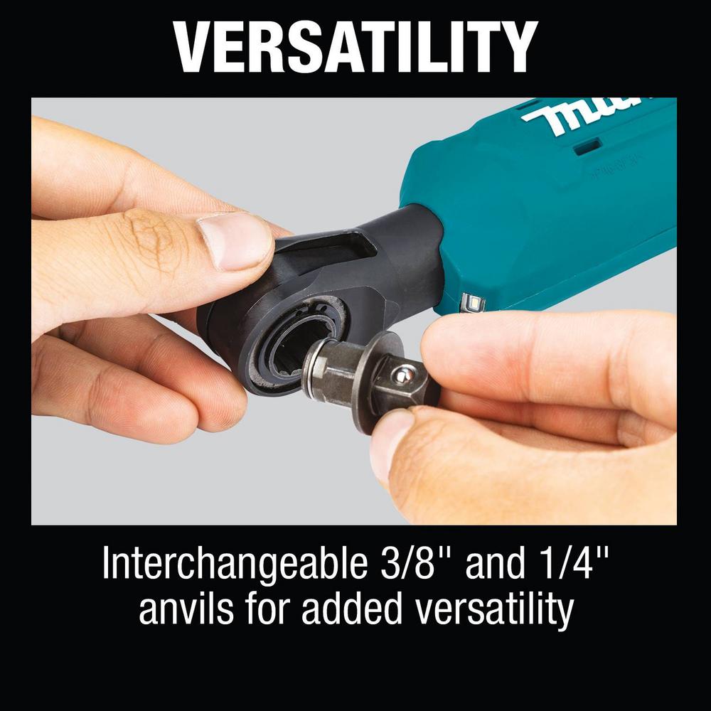 Makita 2.0 Ah 12-Volt MAX CXT 3/8 in./1/4 in. Sq. Drive Ratchet Kit with bonus 12-Volt MAX CXT 1/4 in. Sq. Drive Impact Wrench