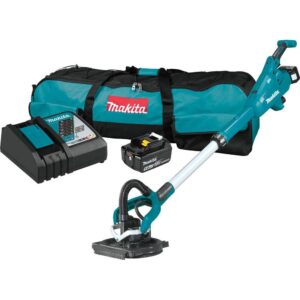 Makita 18V LXT Brushless Cordless 9 in. Drywall Sander Kit 5.0Ah with bonus 18V 2.0Ah LXT Compact Combo Kit (2-Piece)