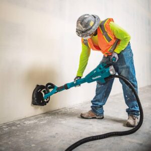Makita 18-Volt LXT Lithium-Ion Brushless Cordless 9 in. Drywall Sander, AWS Capable with bonus 18-Volt LXT Battery Pack 5.0Ah