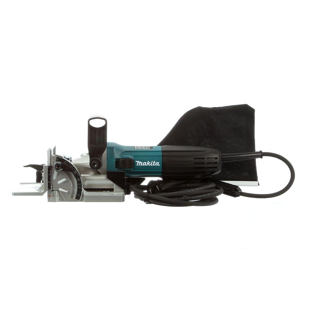Makita 6 Amp Corded Plate Joiner with Dust Bag and Tool Case