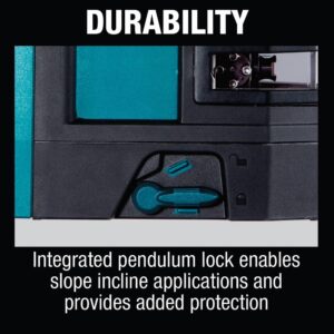 Makita 12-Volt MAX CXT Self-Leveling Cross-Line/4-Point Green Laser Kit (2.0 Ah)