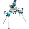 Makita 15 Amp 10 in. Dual-Bevel Sliding Compound Miter Saw with Laser and Stand